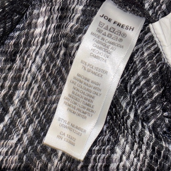 Joe Fresh Black and Gray Patterned Bike Shorts - Picture 4 of 9